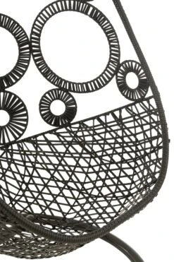 Hangstoel+kussens Bula Metaal/riet Zwart 17 Hangstoel+kussens Bula Metaal/riet Zwart -TuinVibes Verkoop 20726 6 9910