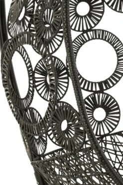 Hangstoel+kussens Bula Metaal/riet Zwart 14 Hangstoel+kussens Bula Metaal/riet Zwart -TuinVibes Verkoop 20726 7 a820