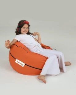 Atelier Del Sofa Poef: Waterdicht Oranje Met Piepschuim -TuinVibes Verkoop 248FRN1446 20 203 a404