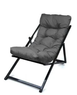 Atelier Del Sofa Poef | 100% Metaal En Polyester | Donkergrijs". -TuinVibes Verkoop 248FRN1564 20 202 633a