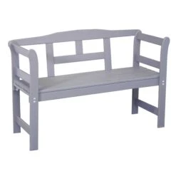 Tuinbank Met Rugleuning Walt - Grijs -TuinVibes Verkoop 7210 Grey Friesenbank Grijs 3 a963