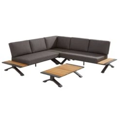 Salontafel Voor Buiten Vania 120x70cm - Antraciet/naturel -TuinVibes Verkoop 90990 90991 90993 90994 7bb2