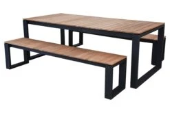 Tuintafel Matisse 220x100 - Zwart/teak 5 Tuintafel Matisse 220x100 - Zwart/teak -TuinVibes Verkoop 97422 97423 f213