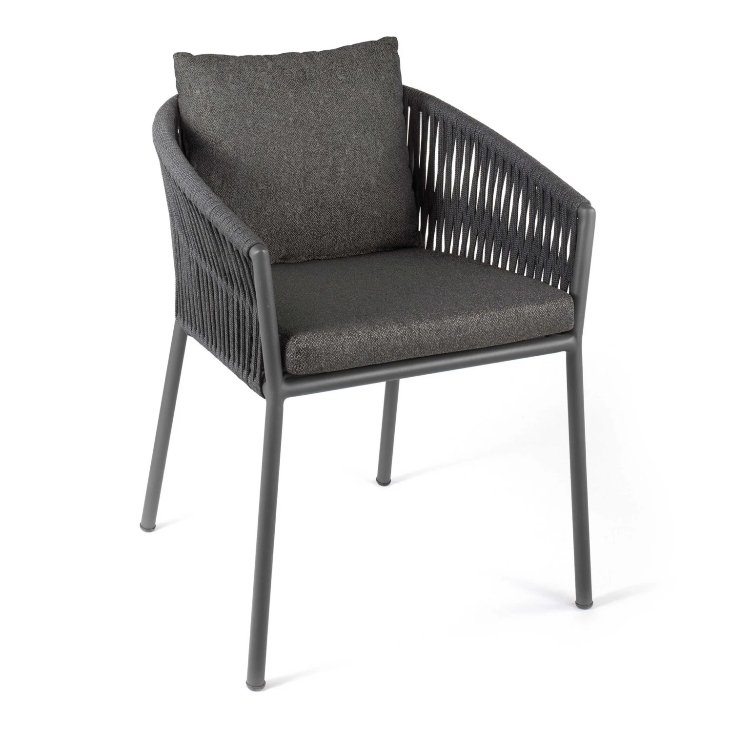 Tuinstoel Equator - Antraciet/donkergrijs 1 Tuinstoel Equator - Antraciet/donkergrijs