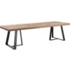 Tuintafel Margarite 300x110 - Zwart/teak