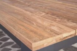 Tuintafel Bizon 240x100 - Bruin/zwart -TuinVibes Verkoop Boston teak tafel 240cm T310 7 f692