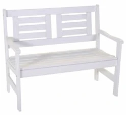 2-zits Tuinbank Calais - Wit 6 2-zits Tuinbank Calais - Wit -TuinVibes Verkoop Boulogne 2 seater bench 105 cm white art.nr . 4715 Large 1868