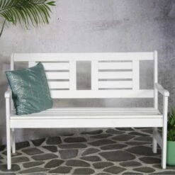 2-zits Tuinbank Calais - Wit