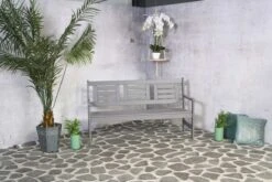 3-zits Tuinbank Calais - Grijs 5 3-zits Tuinbank Calais - Grijs -TuinVibes Verkoop Boulogne 3 zits bank Grijs 1 d68e