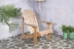 Relaxstoel Voor Buiten Solène - Naturel/dennenhout -TuinVibes Verkoop Comfortline Single Relax 3 77a8