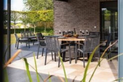 Tuinstoel Moreno - Donkergrijs/zwart -TuinVibes Verkoop Gescova sept19 23 43f5