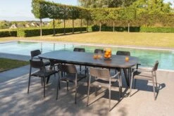 Tuintafel Ghana - Antraciet/zwart -TuinVibes Verkoop Gescova sept19 86 1a87