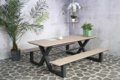 Picknicktafel Nick - Zand -TuinVibes Verkoop J655 S Jonas picknickbank Sand 6 24e3
