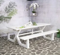 Picknicktafel Nick - Wit