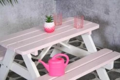 Kinder Picknicktafel Minnie – Roze -TuinVibes Verkoop Kinderpicknickbank Minnie 27 821f