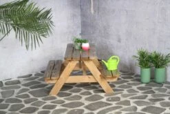 Kinder Picknicktafel – Naturel -TuinVibes Verkoop Kinderpicknickbank Naturel 11 8205