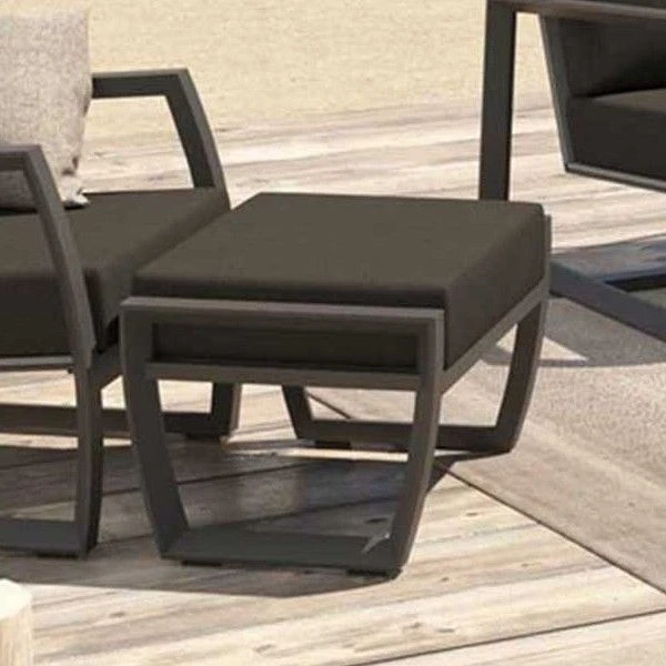 Voetbankje Maurus - Antraciet 1 Voetbankje Maurus - Antraciet