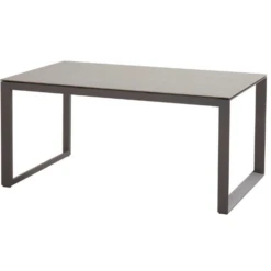 Tuintafel Herbert 160x95cm - Antraciet