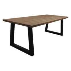 Tuintafel Lunas 220x100 - Bruin/zwart