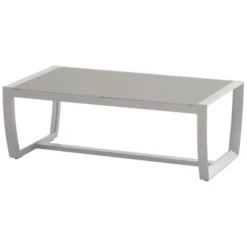 Salontafel Voor Buiten Maurus 110x60cm - Wit/grijs