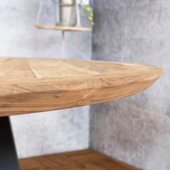 Tuintafel Dalisha Ø150 Cm - Zwart/teakhout -TuinVibes Verkoop Ontwerp zonder titel 2 8ee9