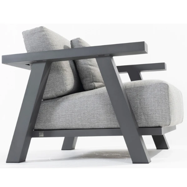 Tuinstoel Iclyn - Antraciet 4 Tuinstoel Iclyn - Antraciet - Afbeelding 4