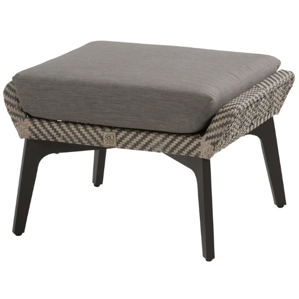 Voetbankje Savri - Anthraciet 3 Voetbankje Savri - Anthraciet - Afbeelding 3