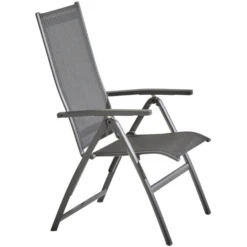 Tuinstoel Cady Aluminium Verstelbaar - Antraciet -TuinVibes Verkoop Ontwerp zonder titel 4 dca5