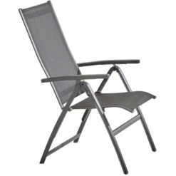 Tuinstoel Cady Aluminium Verstelbaar - Antraciet -TuinVibes Verkoop Ontwerp zonder titel 5 012a