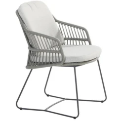 Tuinstoel Seminole - Antraciet/grijs