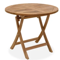 Tuintafel Pim Ø90 Cm - Teakhout -TuinVibes Verkoop Ontwerp zonder titel 69 536c