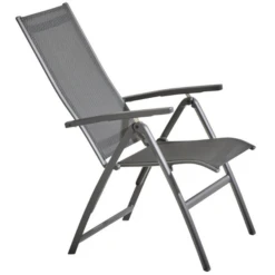 Tuinstoel Cady Aluminium Verstelbaar - Antraciet -TuinVibes Verkoop Ontwerp zonder titel 6 2937