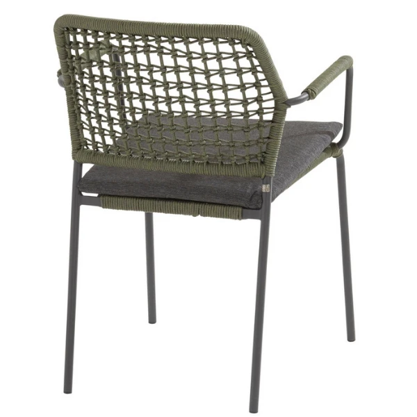 Tuinstoel Bartus - Groen/antraciet 4 Tuinstoel Bartus - Groen/antraciet - Afbeelding 4