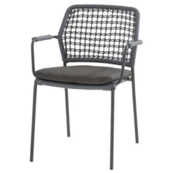 Tuinstoel Bartus - Blauw/antraciet