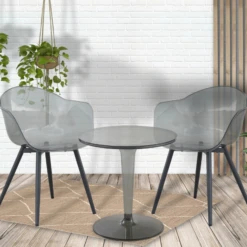 Tuintafel Caro Ø49 Cm - Transparant -TuinVibes Verkoop Ontwerp zonder titel 90 9a0a