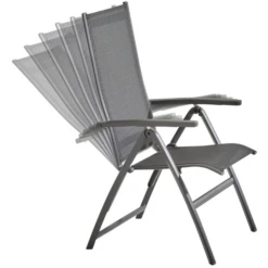 Tuinstoel Cady Aluminium Verstelbaar - Antraciet -TuinVibes Verkoop Ontwerp zonder titel 9 3658