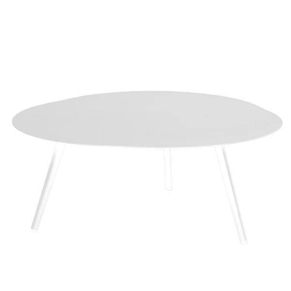 Salontafel Burnie 86cm - Wit 1 Salontafel Burnie 86cm - Wit