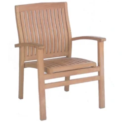 Tuinstoel Elizabeth Stapelbaar - Teakhout