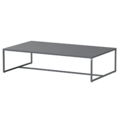 Salontafel Voor Buiten Valentino 120x70cm Aluminium - Antraciet