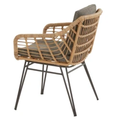 Tuinstoel Clotilde Wicker En Rvs - Bruin/antraciet -TuinVibes Verkoop Ontwerp zonder titel 2022 03 30T113055.286 d1ef