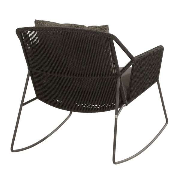 Schommelstoel Voor Buiten Accio Rvs En Polypropyleen - Antraciet 7 Schommelstoel Voor Buiten Accio Rvs En Polypropyleen - Antraciet - Afbeelding 7