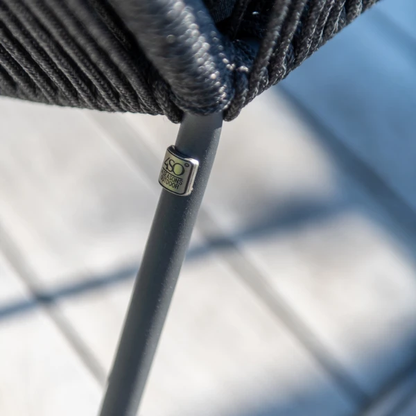 Schommelstoel Voor Buiten Accio Rvs En Polypropyleen - Antraciet 5 Schommelstoel Voor Buiten Accio Rvs En Polypropyleen - Antraciet - Afbeelding 5