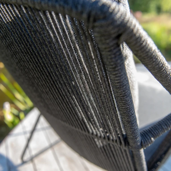 Schommelstoel Voor Buiten Accio Rvs En Polypropyleen - Antraciet 4 Schommelstoel Voor Buiten Accio Rvs En Polypropyleen - Antraciet - Afbeelding 4