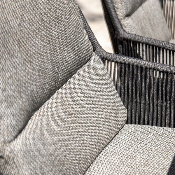 Tuinstoel Priam Aluminium En Olefin - Antraciet 4 Tuinstoel Priam Aluminium En Olefin - Antraciet - Afbeelding 4