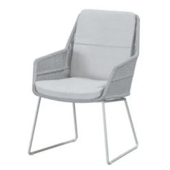 Tuinstoel Valley Aluminium En Polypropyleen - Wit