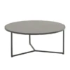 Salontafel Voor Buiten Atol 80cm Rvs En Keramiek - Antraciet