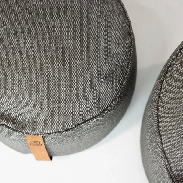 Poef Voor Buiten Fontaine 58cm Olefin - Antraciet 3 Poef Voor Buiten Fontaine 58cm Olefin - Antraciet - Afbeelding 3