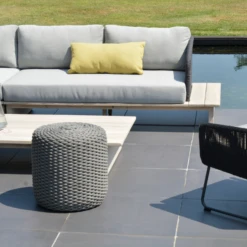 Poef Voor Buiten Macca 40cm Polypropyleen - Grijs -TuinVibes Verkoop Ontwerp zonder titel 2022 04 04T102459.945 37c9