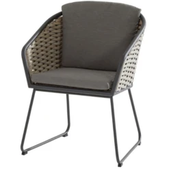 Tuinstoel Borra - Beige/grijs