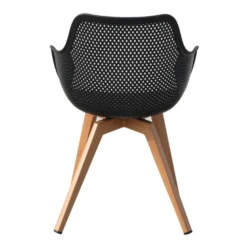 Tuinstoel Castro Met Geperforeerde Zitting - Zwart -TuinVibes Verkoop Ontwerp zonder titel 2023 03 07T103356.386 4e40